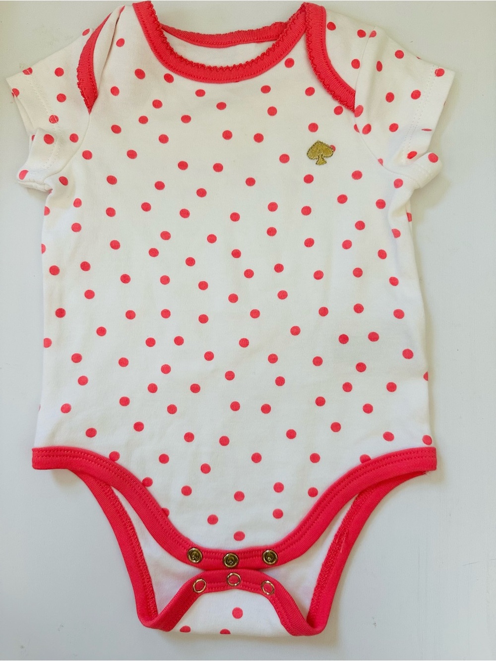 Kate Spade polka dot onesie